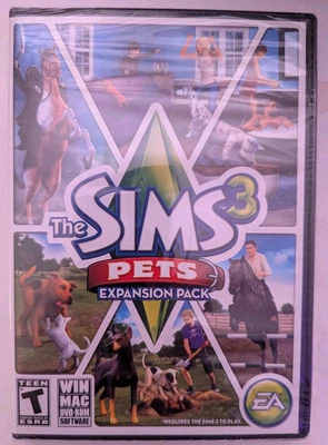 Sims 3: Pets (Windows/Mac: Mac and Windows, 2011) New, Sealed - Image 1 of 2