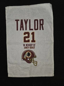 NFL Washington Redskins Sean Taylor #21 Memorial Towel Football - Bild 1 von 3