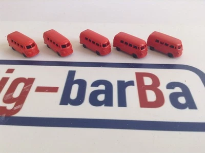 🔥Lot vintage🚗 MODEL CAR IMU VW BUS 5 PZ  1/160🔥INTROVABILE 👏 - Immagine 1 di 4