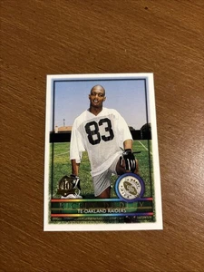 1996 Topps Rickey Dudley Rookie Oakland Raiders #421 - Bild 1 von 2