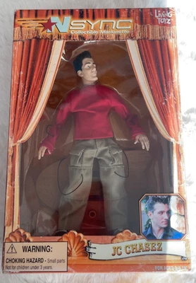 Коллекционная экшн-фигурка куклы марионетки NSYNC JC Chasez 2000 НОВАЯ - Изображение 1 из 4