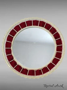 117252 Charming VITAGE WALL MIRROR / STANDING MIRROR 50's Rockabilly - Picture 1 of 3