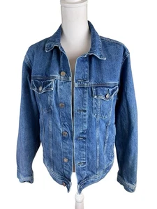 Everlane The Denim Jacket Uniform Classic Blue Casual Trucker Mens Size Medium - Picture 1 of 9