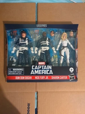 Marvel Legends Dum Dum Dugan Nick Fury Jr. Sharon Carter ESCUDO Paquete de 3 (NUEVO) 🔥 Foto 1 de 4