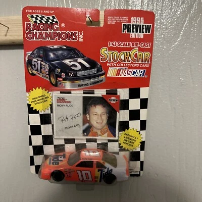 Ricky Rudd #10 Racing Champions 1995 PrevieEdition 1/43 NASCAR Diecast 1D - Image 1 of 2