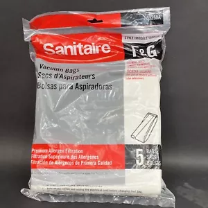 Sanitaire F & G Vacuum Bags - 5 Pack - Allergen Filtration - 63250A - Sealed! - Picture 1 of 7
