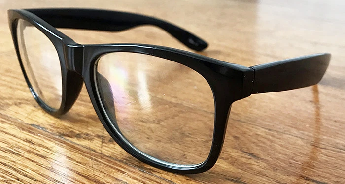 Новая черная рамка прозрачные линзы очки винтажный классический ботаников Geek моды ретро UV400 - Изображение 1 из 3