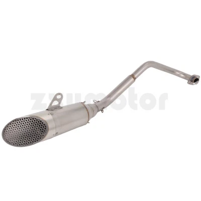 Sistema de escape completo tubo de cabezal de montaje bajo para Honda MSX125 Grom 2013-2023 Foto 1 de 4