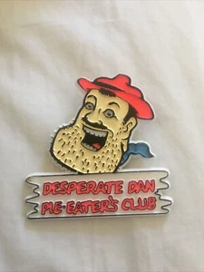 Vintage Badge Desperate Dan Pie Eaters Club - Picture 1 of 2
