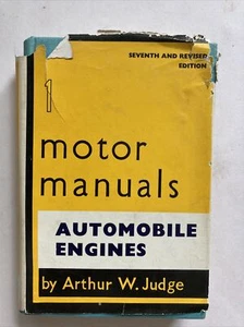 Motor Manuals Vol 1 Automobile Engines Arthur W Judge 1965 - Picture 1 of 4