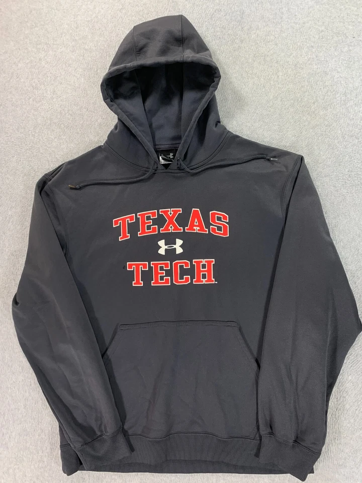 Texas Tech Red Raiders Under Armour  Campus Hoodie Sweatshirt (Men's Medium) - Image 1 of 4