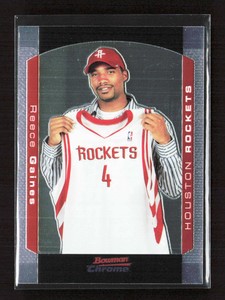 2004 Bowman Chrome #65 Reece Gaines    Houston Rockets