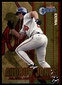 2000 FLEER GAMERS EXTRA ANDRUW JONES ATLANTA BRAVES #41