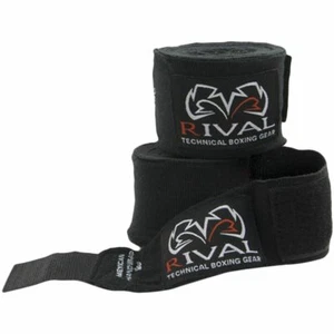 NEW Rival Mexican 180 Black Boxing MMA Handwraps - Picture 1 of 1