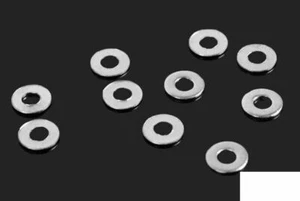 M2 Flat Washer (Silver) Z-S0910 RC4WD small spacer shim rc bits - Picture 1 of 1