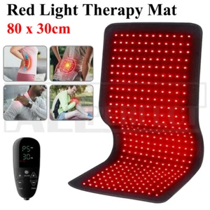 Red Light Therapy Mat 80x30cm for Body Red & Infrared Light Therapy Pad Blanket - Picture 1 of 13