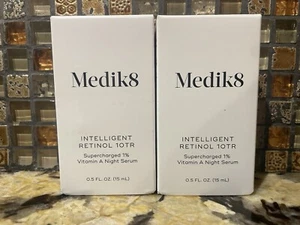 Bundle 2 Medik8 Intelligent Retinol 10TR Serum 0.5 fl oz 15 ml each New in Box - Picture 1 of 8