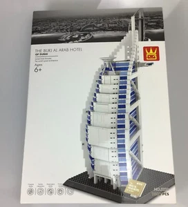 Intellectual Toy Bricks The Burj Al Arab Hotel of Dubai  (1368pcs) - Picture 1 of 4