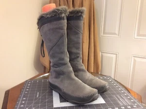 The North Face Damen Taupe Wildleder Thermo Winterstiefel Größe 8,5 620179 - Bild 1 von 11