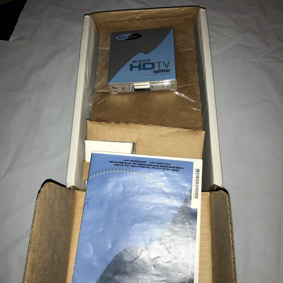 Gefen ex-tend-it  HD TV Splitter disruption, amplifier New In Box - Image 1 of 2