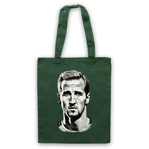 KANE ILLUSTRATION TRIBUTE FOOTBALL SOCCER HERO LEGEND TOTE BAG LIFE SHOPPER - Picture 1 of 11