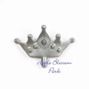 NEW Lego Princess Minifig SILVER TIARA - Castle Friends Female Queen Hair Crown - Picture 1 of 1