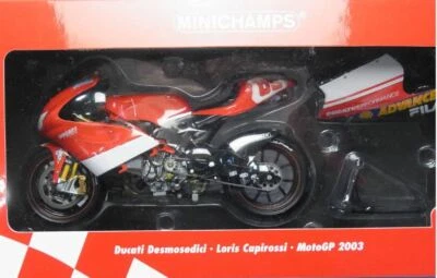 1/12 Moto Minichamps Ducati 2003 CAPIROSSI #65 motogp DESMOSEDICI corse team - Photo 1/2