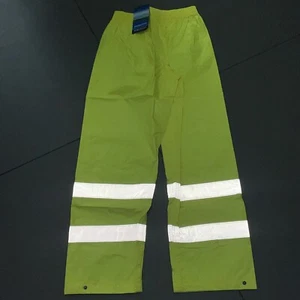 Portwest Hi-vis rain trousers (H441) Yellow M Waterproof Medium Reflective G2 - Picture 1 of 3