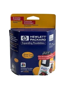 Cartucho de impresión de inyección de tinta tricolor HP 23 C1823G inyección de escritorio 710,712,720,722,880, NUEVO - Imagen 1 de 8