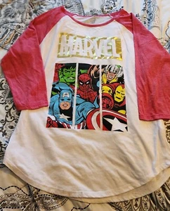 Marvel-Shirt 3/4-Arm Junior Damen Large - Bild 1 von 2