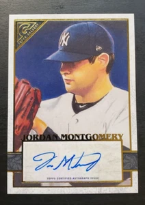 2020 Topps Gallery Jordan Montgomery Auto #112 New York Yankees - Picture 1 of 2