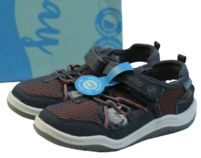 Sandalias de verano Stride Rite 360 para niños pequeños talla 10M Cody gris/naranja espuma viscoelástica Foto 1 de 4