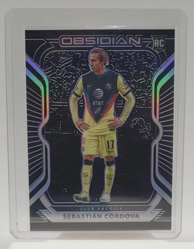 2020-21 Obsidian Sebastian Cordova Purple Electric Etch Rookie Card RC #/75 - Image 1 of 2