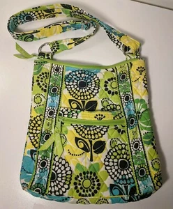 Cartera Bandolera Vera Bradley "Limes Up" Primavera Verde Azul Amarillo Negro FEBRERO 2020 - Imagen 1 de 10