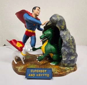 MOEBIUS MODELS 2010 "SUPERBOY AND KRYPTO" KIT NO. 478 BUILT AND HAND PAINTED - Picture 1 of 21