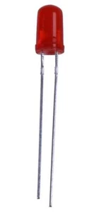 5mm Diffused Flashing Red LEDs, Pack of 5 - PSG91918 - Picture 1 of 2
