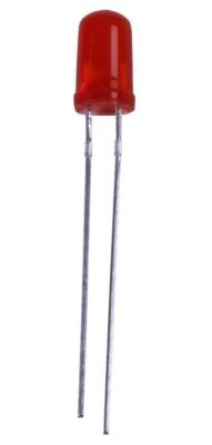 5mm Diffused Flashing Red LEDs, Pack of 5 - PSG91918 - Image 1 of 2