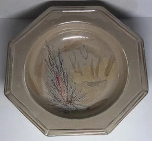 Rare Vintage La Roue Vallauris Signed Iridescent Salad Bowl Cup H 6.5 D 27.7 Cm - Picture 1 of 6