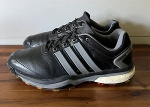 Adidas Mens Adipower Sport Boost Golf Shoes Black Q44623 Lace Up  Size 10.5 - Picture 1 of 12