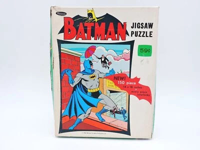 Rompecabezas Batman Whitman 1966 periódico nacional CAJA SELLADA de colección 59c dc Foto 1 de 4