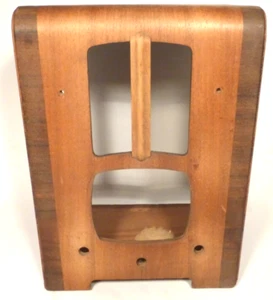 Vintage UNBEKANNT 15" hoher Grabstein #2 Teil: Ausgezeichnete HOLZSCHALE 15" x 14" x 9" - Bild 1 von 6