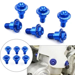 Blue Fork Guard Bolt Screw for Yamaha YZ450FX 250FX YZ250X 125X YZ125 250F 450F - Picture 1 of 7