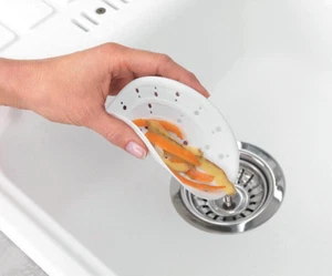 Silicone Drain Filter Kitchen Bathroom Prevents Sink Blockage Odorless Basin - Picture 1 of 3