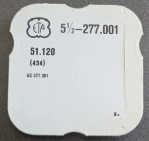 NEW ETA 5-1/2 Cal. 277.001 - AS 577.301 Combo Click Spring - Part# 51.120 434 - Picture 1 of 2