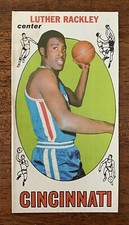 1969-70 Topps Basketball #13 Luther Rackley "Rookie Card" (Royals)