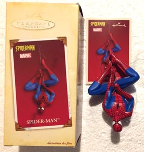 HALLMARK Keepsake Ornament ~2005~ Marvel ~ SPIDER-MAN ~With MEMORY CARD~VG+ - Picture 1 of 12