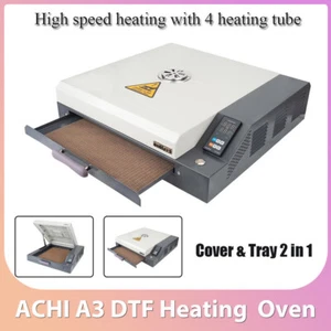 A3/A4 33 cm DTF Calefacción Horno Secador Horno Cubierta Stry 2 en 1 Para Impresora de Camisetas DTF - Imagen 1 de 8