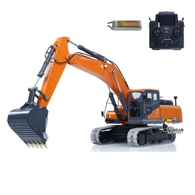 LESU Aoue DX350LC 1/14 Digger Metal RC Excavator RTR 3CH Valve 4MPA Pump Battery - Image 1 of 4
