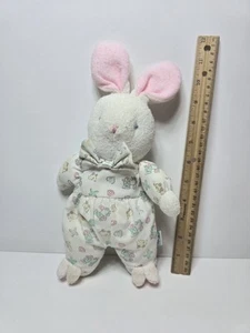 Vintage McBaby Soft Dreams Bunny Rattle Stuffed Animal Plush 9” - Picture 1 of 5