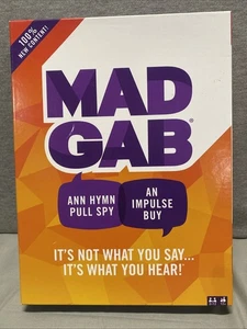 Mad Gab Mattel Party Card Game 2017 Edition Open Box Komplett - Bild 1 von 3